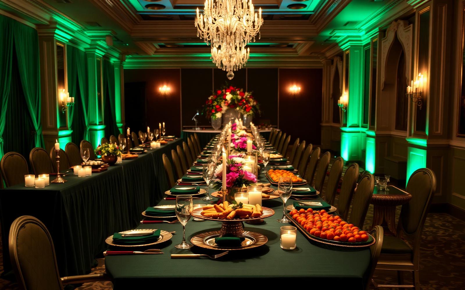 Catered banquet